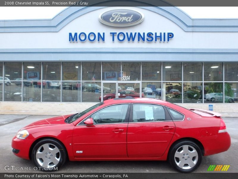 Precision Red / Gray 2008 Chevrolet Impala SS