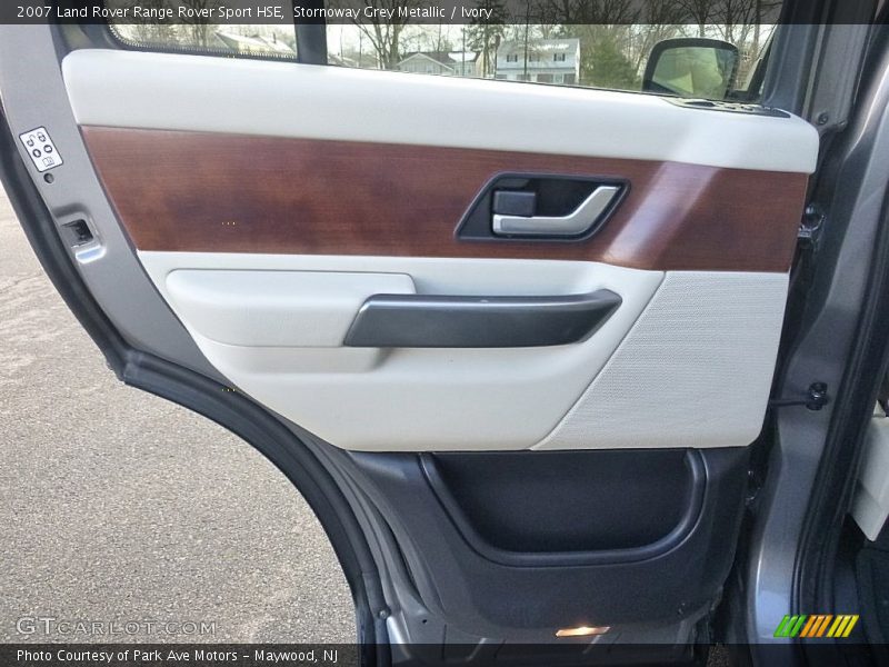 Stornoway Grey Metallic / Ivory 2007 Land Rover Range Rover Sport HSE