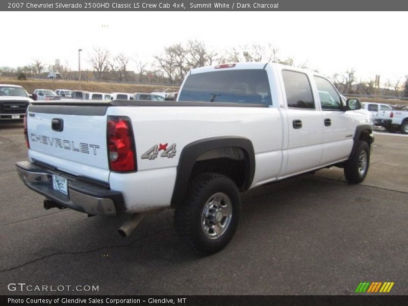 Summit White / Dark Charcoal 2007 Chevrolet Silverado 2500HD Classic LS Crew Cab 4x4