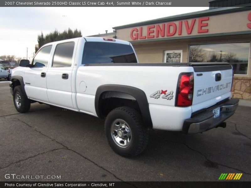 Summit White / Dark Charcoal 2007 Chevrolet Silverado 2500HD Classic LS Crew Cab 4x4