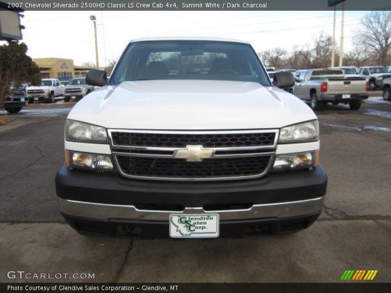 Summit White / Dark Charcoal 2007 Chevrolet Silverado 2500HD Classic LS Crew Cab 4x4