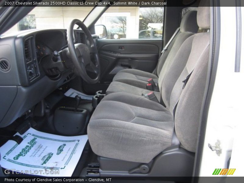 Summit White / Dark Charcoal 2007 Chevrolet Silverado 2500HD Classic LS Crew Cab 4x4