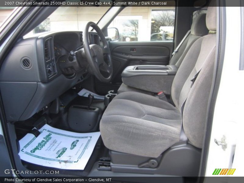 Summit White / Dark Charcoal 2007 Chevrolet Silverado 2500HD Classic LS Crew Cab 4x4