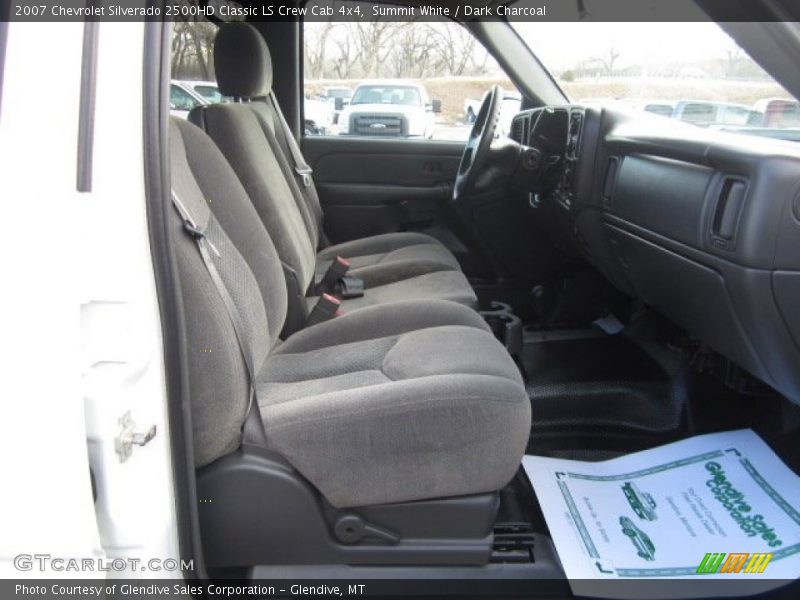 Summit White / Dark Charcoal 2007 Chevrolet Silverado 2500HD Classic LS Crew Cab 4x4