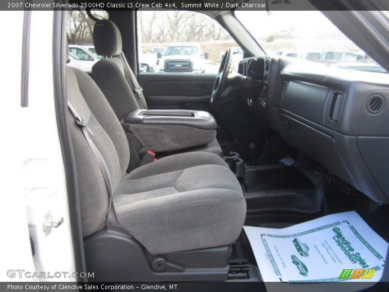 Summit White / Dark Charcoal 2007 Chevrolet Silverado 2500HD Classic LS Crew Cab 4x4