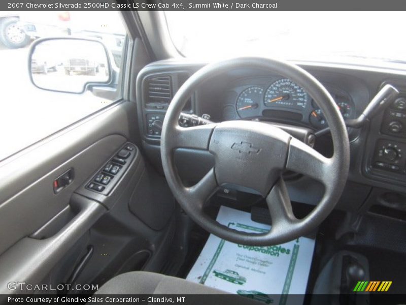 Summit White / Dark Charcoal 2007 Chevrolet Silverado 2500HD Classic LS Crew Cab 4x4
