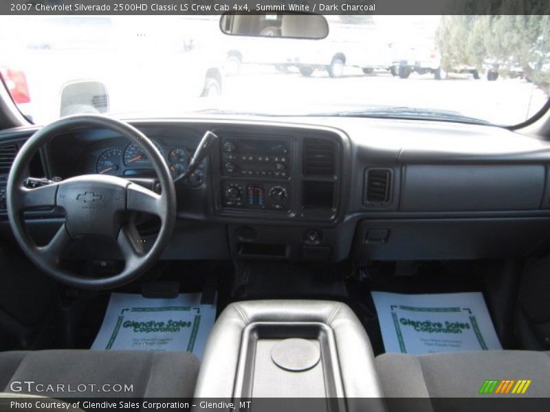 Summit White / Dark Charcoal 2007 Chevrolet Silverado 2500HD Classic LS Crew Cab 4x4