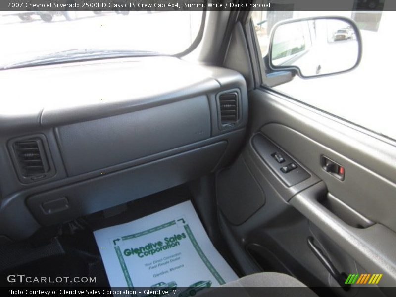 Summit White / Dark Charcoal 2007 Chevrolet Silverado 2500HD Classic LS Crew Cab 4x4