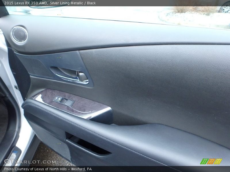 Silver Lining Metallic / Black 2015 Lexus RX 350 AWD
