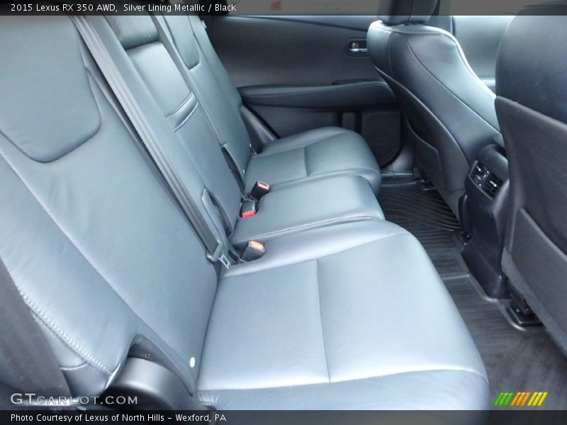Silver Lining Metallic / Black 2015 Lexus RX 350 AWD