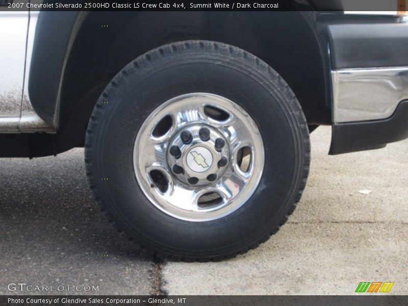Summit White / Dark Charcoal 2007 Chevrolet Silverado 2500HD Classic LS Crew Cab 4x4