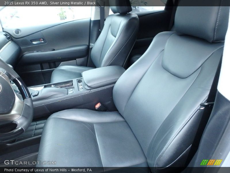 Silver Lining Metallic / Black 2015 Lexus RX 350 AWD