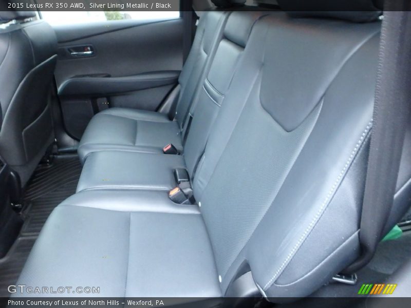 Silver Lining Metallic / Black 2015 Lexus RX 350 AWD