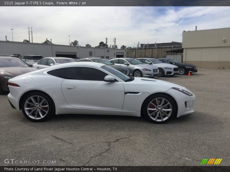 Polaris White / Jet 2015 Jaguar F-TYPE S Coupe