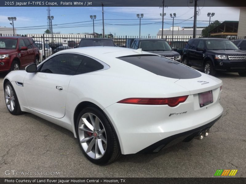 Polaris White / Jet 2015 Jaguar F-TYPE S Coupe