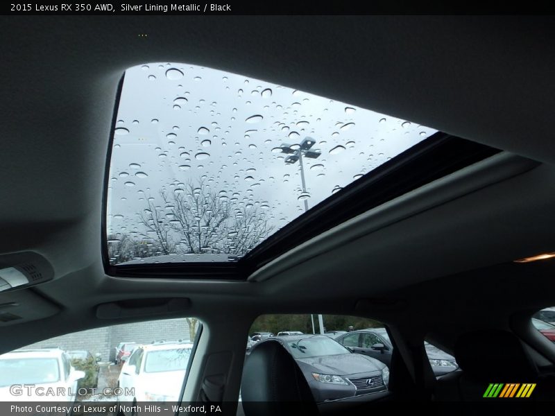 Silver Lining Metallic / Black 2015 Lexus RX 350 AWD