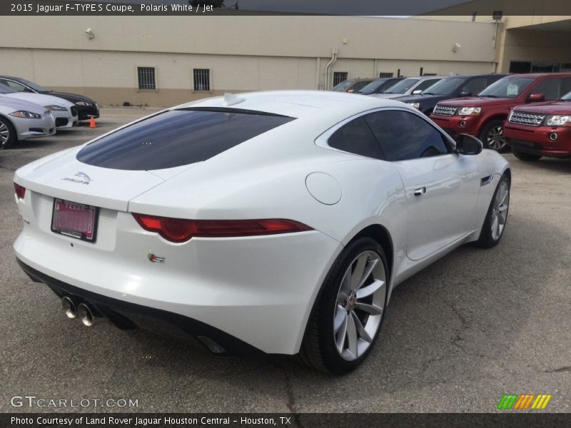 Polaris White / Jet 2015 Jaguar F-TYPE S Coupe