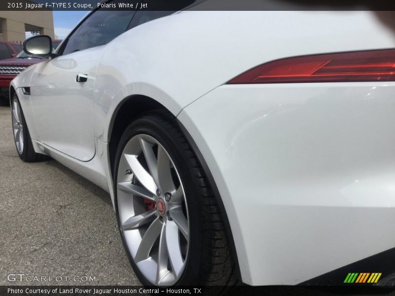 Polaris White / Jet 2015 Jaguar F-TYPE S Coupe