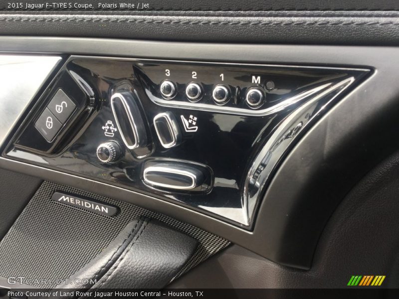 Polaris White / Jet 2015 Jaguar F-TYPE S Coupe