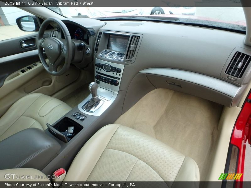 Vibrant Red / Wheat 2009 Infiniti G 37 x Sedan