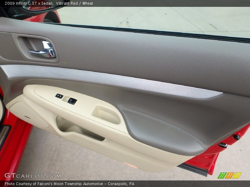 Vibrant Red / Wheat 2009 Infiniti G 37 x Sedan