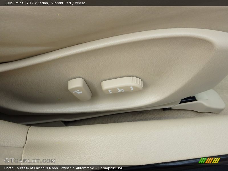 Vibrant Red / Wheat 2009 Infiniti G 37 x Sedan