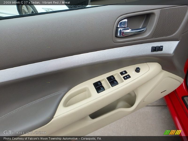 Vibrant Red / Wheat 2009 Infiniti G 37 x Sedan