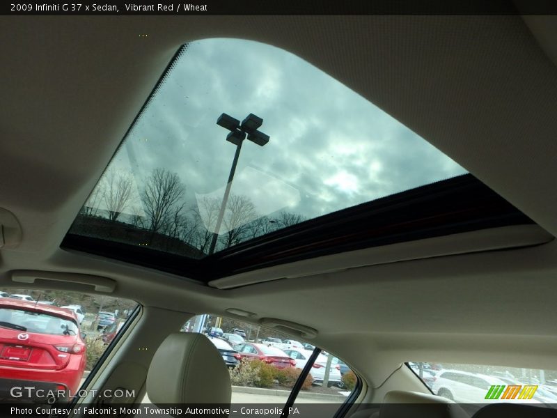 Vibrant Red / Wheat 2009 Infiniti G 37 x Sedan