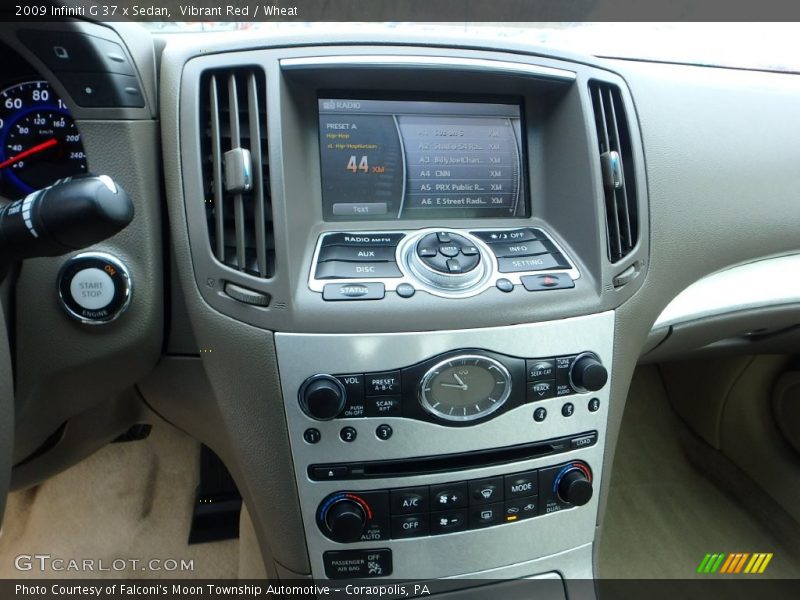 Vibrant Red / Wheat 2009 Infiniti G 37 x Sedan