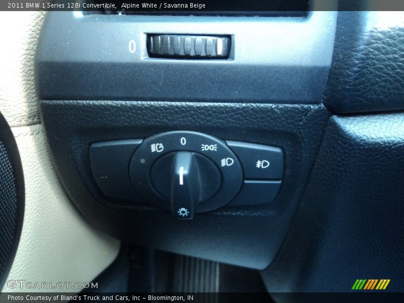 Alpine White / Savanna Beige 2011 BMW 1 Series 128i Convertible