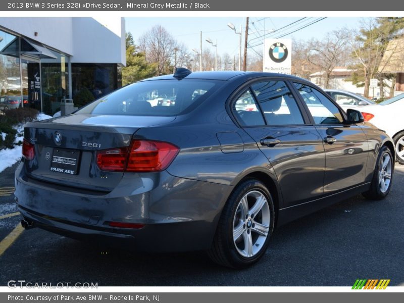 Mineral Grey Metallic / Black 2013 BMW 3 Series 328i xDrive Sedan