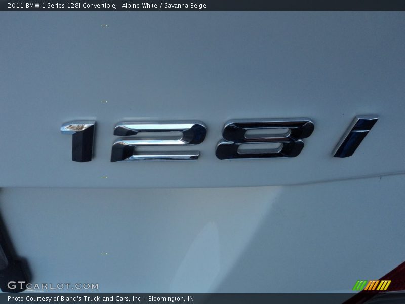 Alpine White / Savanna Beige 2011 BMW 1 Series 128i Convertible