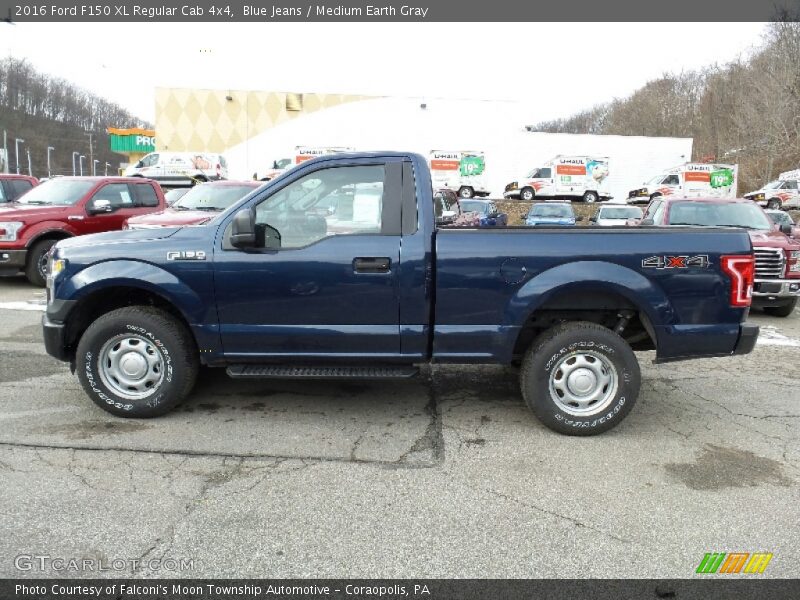  2016 F150 XL Regular Cab 4x4 Blue Jeans