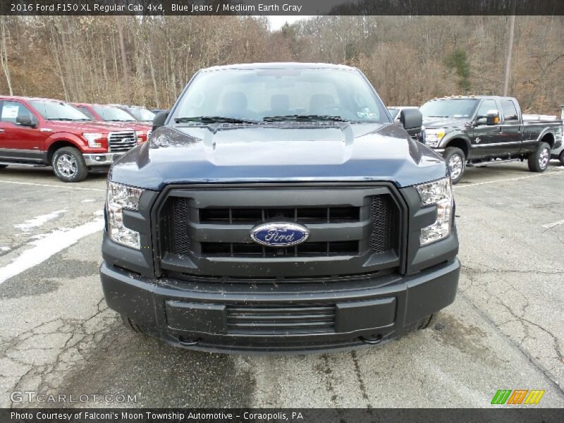 Blue Jeans / Medium Earth Gray 2016 Ford F150 XL Regular Cab 4x4