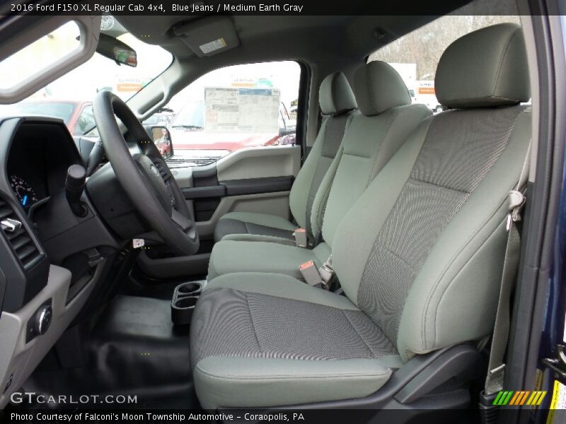 Blue Jeans / Medium Earth Gray 2016 Ford F150 XL Regular Cab 4x4