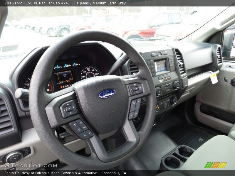 Blue Jeans / Medium Earth Gray 2016 Ford F150 XL Regular Cab 4x4