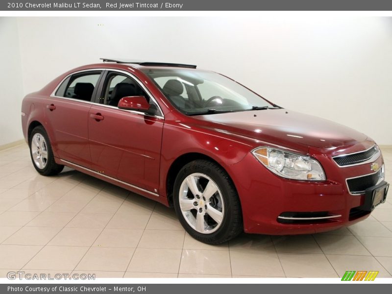 Red Jewel Tintcoat / Ebony 2010 Chevrolet Malibu LT Sedan