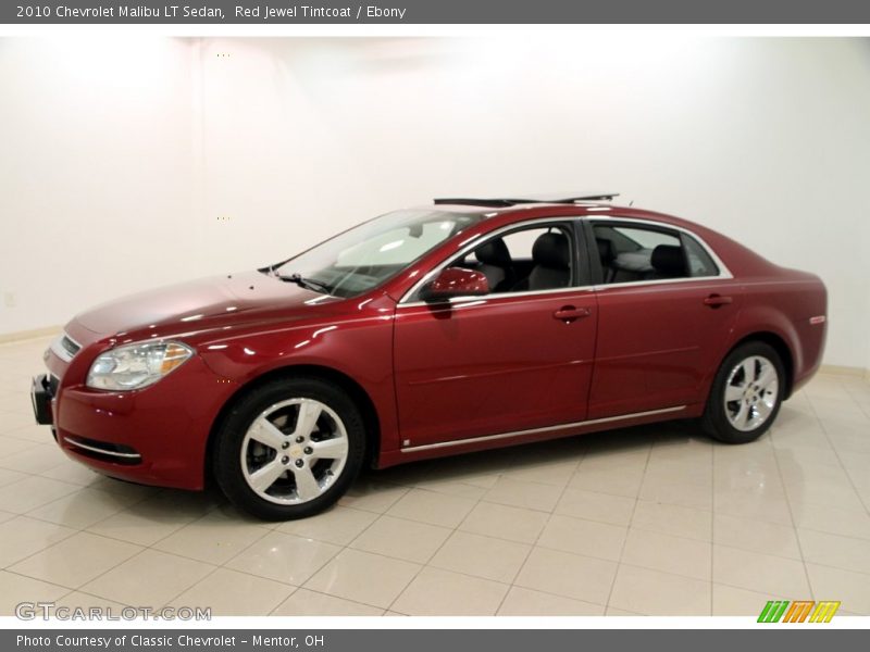 Red Jewel Tintcoat / Ebony 2010 Chevrolet Malibu LT Sedan