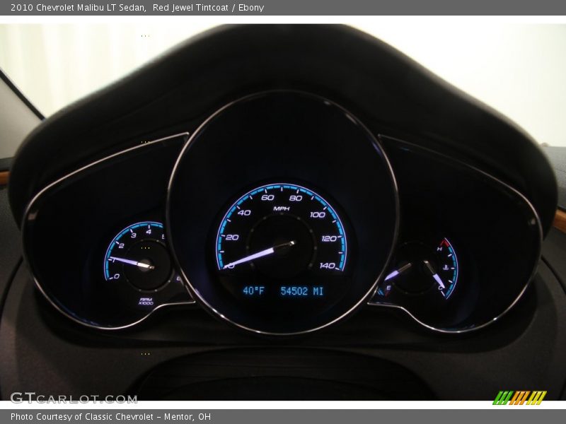 Red Jewel Tintcoat / Ebony 2010 Chevrolet Malibu LT Sedan