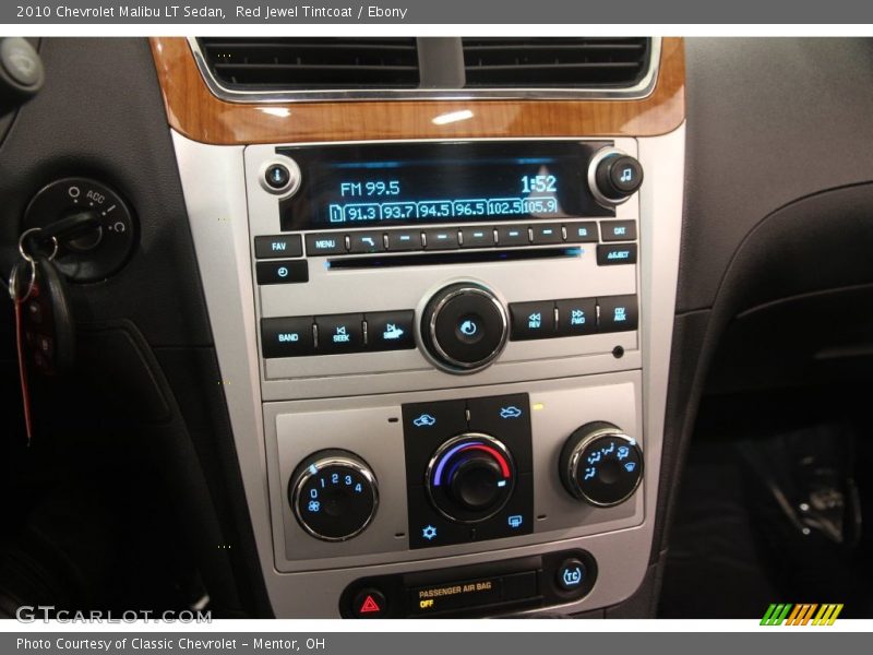 Red Jewel Tintcoat / Ebony 2010 Chevrolet Malibu LT Sedan