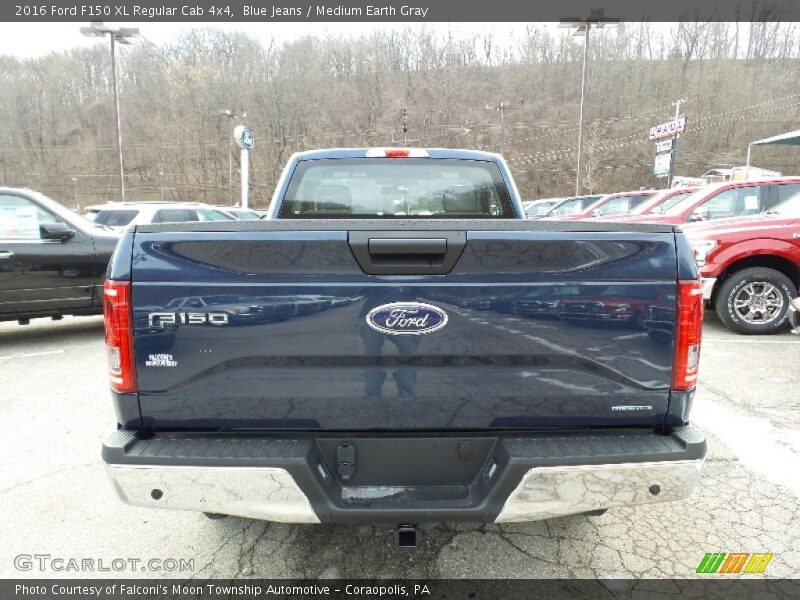 Blue Jeans / Medium Earth Gray 2016 Ford F150 XL Regular Cab 4x4