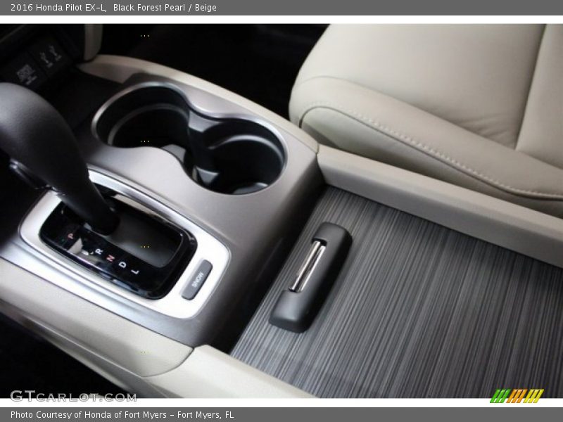 Black Forest Pearl / Beige 2016 Honda Pilot EX-L