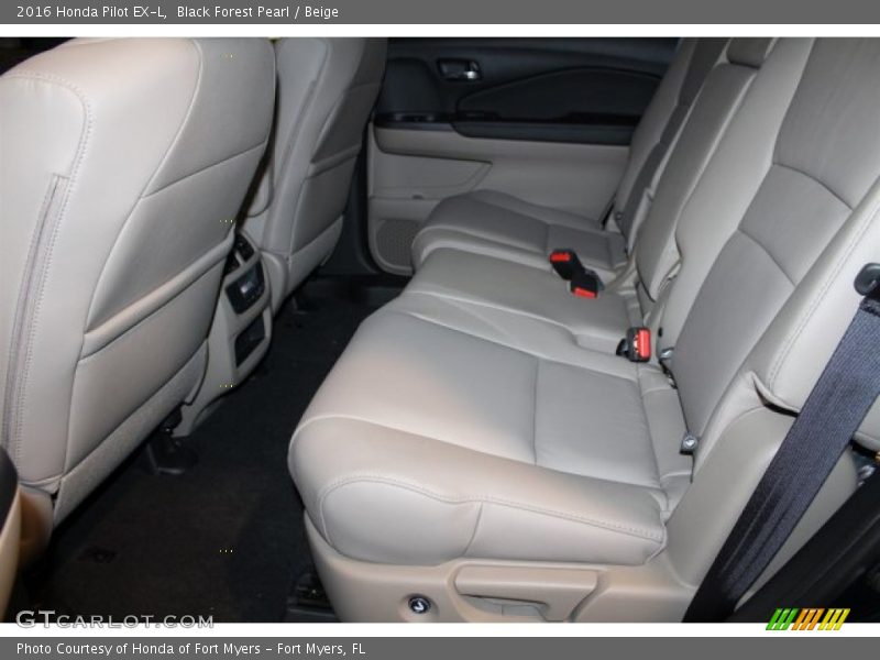 Black Forest Pearl / Beige 2016 Honda Pilot EX-L