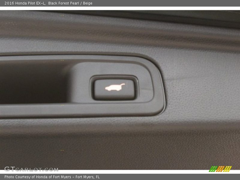 Black Forest Pearl / Beige 2016 Honda Pilot EX-L