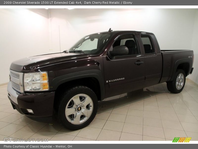 Dark Cherry Red Metallic / Ebony 2009 Chevrolet Silverado 1500 LT Extended Cab 4x4