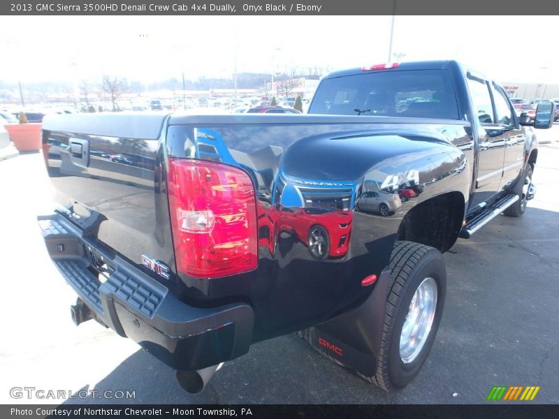 Onyx Black / Ebony 2013 GMC Sierra 3500HD Denali Crew Cab 4x4 Dually