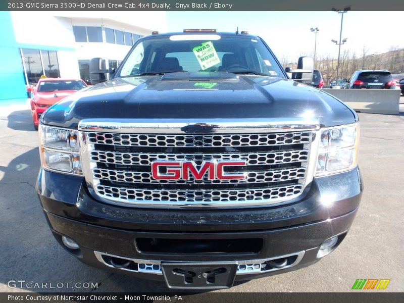 Onyx Black / Ebony 2013 GMC Sierra 3500HD Denali Crew Cab 4x4 Dually