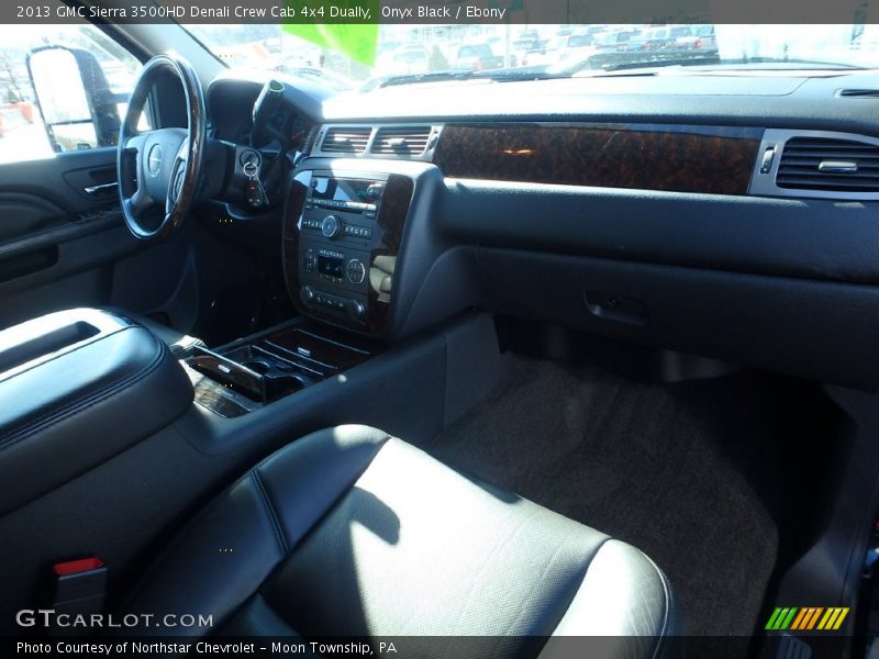 Onyx Black / Ebony 2013 GMC Sierra 3500HD Denali Crew Cab 4x4 Dually