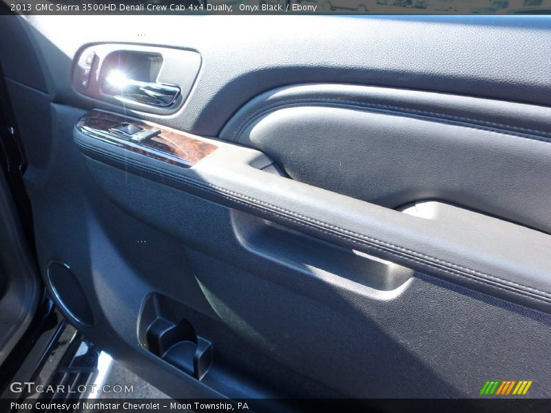 Onyx Black / Ebony 2013 GMC Sierra 3500HD Denali Crew Cab 4x4 Dually