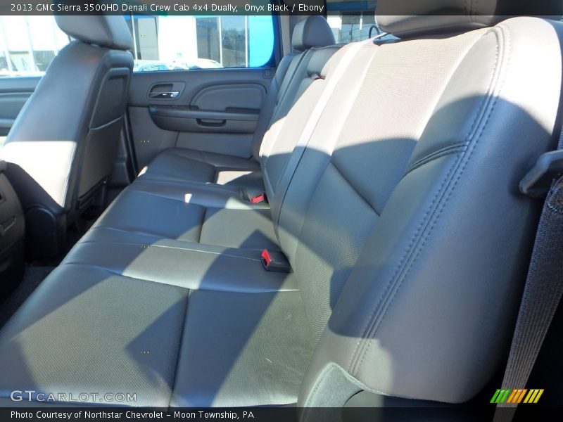Onyx Black / Ebony 2013 GMC Sierra 3500HD Denali Crew Cab 4x4 Dually